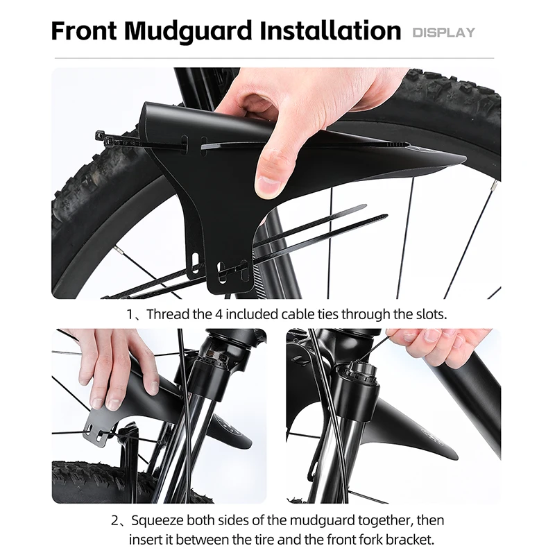 Bike Mudguard Set Front Rear F - Fender Mudguard Set 评论和价格