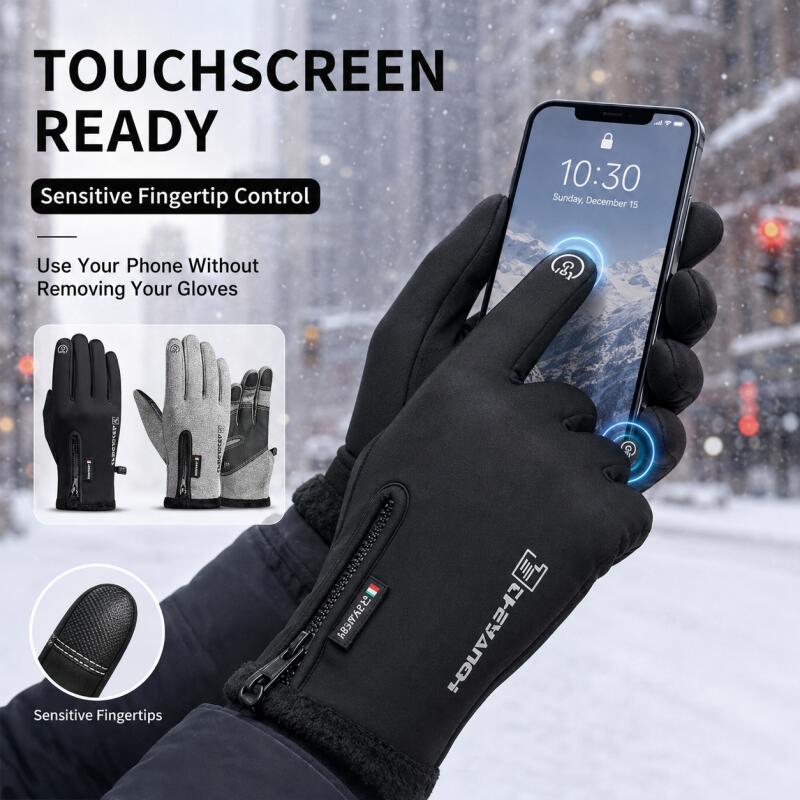 Winter Warm Touchscreen Gloves - Winter Cycling Commute 评论和价格