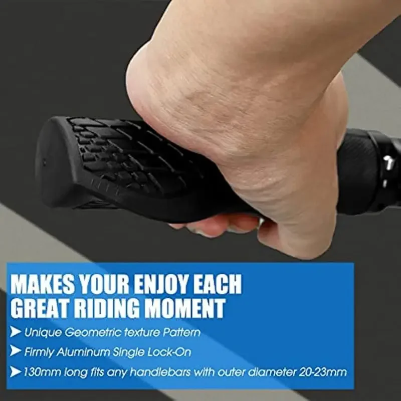Alloy Rubber Bike Grips Single - Commuting On Mountain Bike 评论和价格