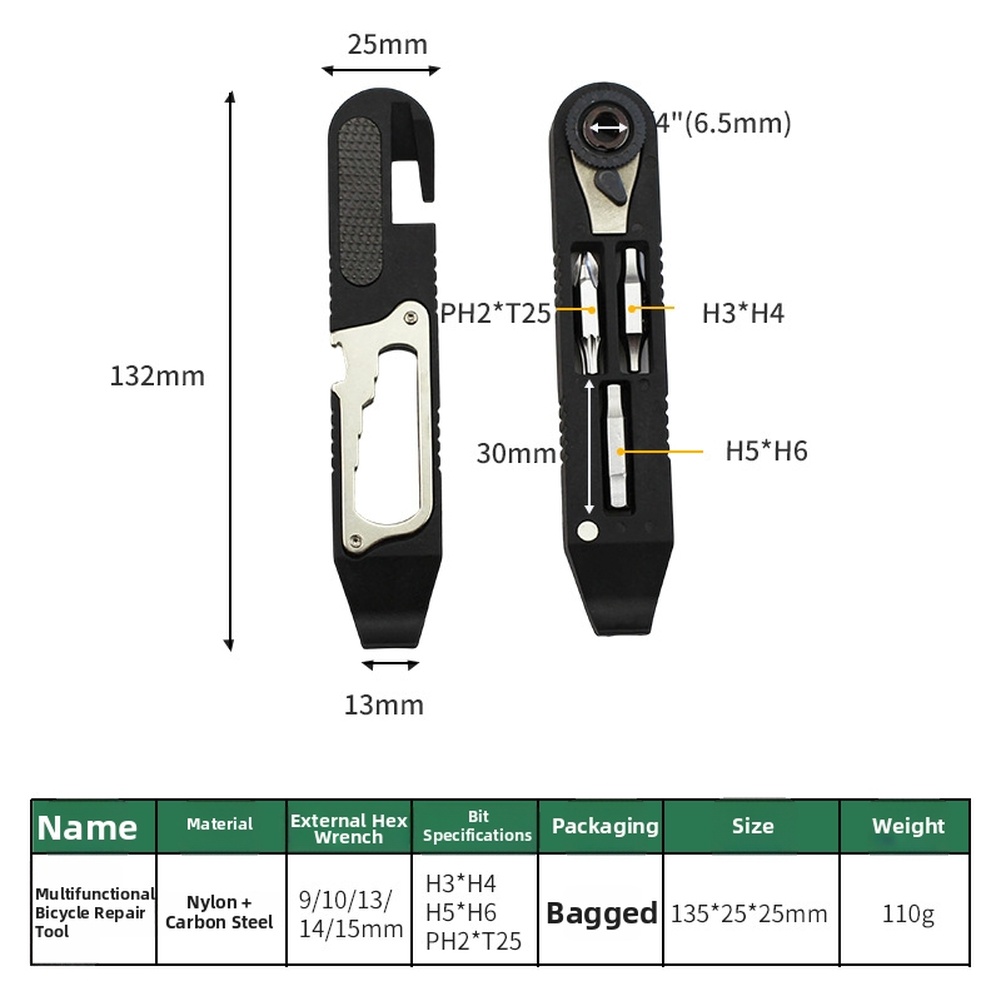 Bike Tool Kit Made of Carbon S - Commuter Cycling 评论和价格
