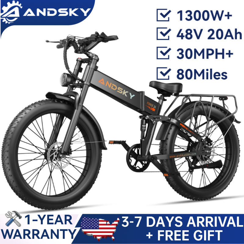 ANDSKY Forge 26 Foldable Elect - Commuting On Mountain Bike 评论和价格