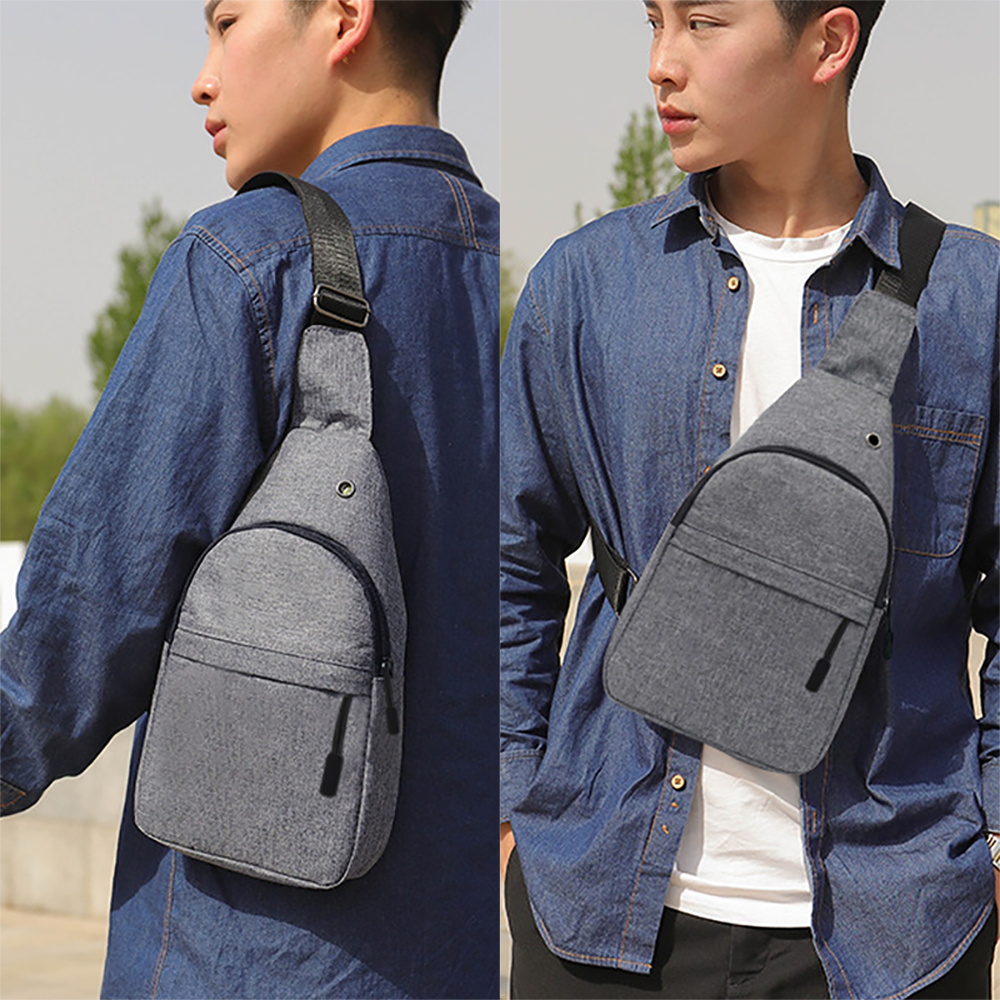 Single Shoulder Men Chest Bags - Cycling Commuter Bag 评论和价格