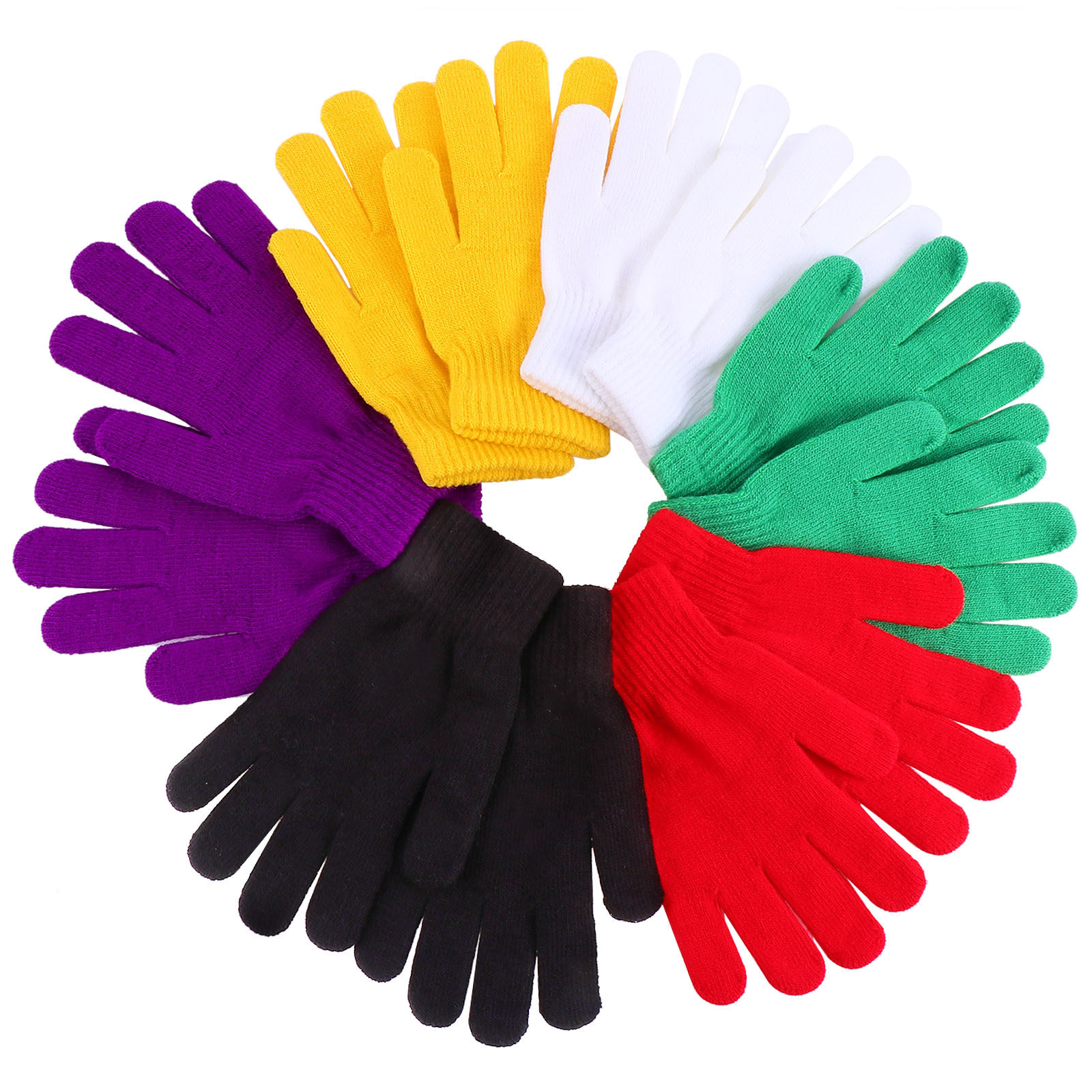 6Pairs Winter Knit Gloves Adul - Winter Cycling Commute 评论和价格