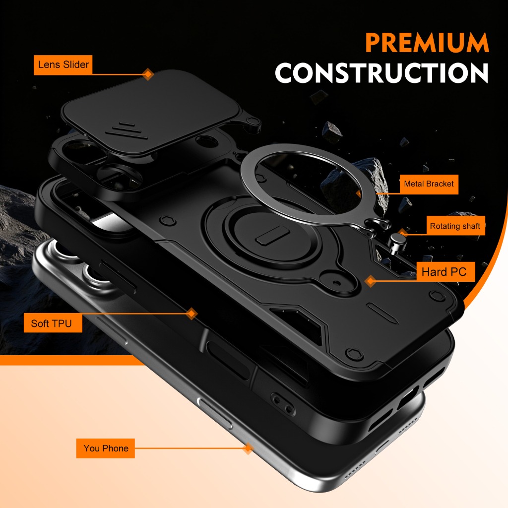 Armor Shockproof Phone Case w/ - Kickstand Adjustable 评论和价格