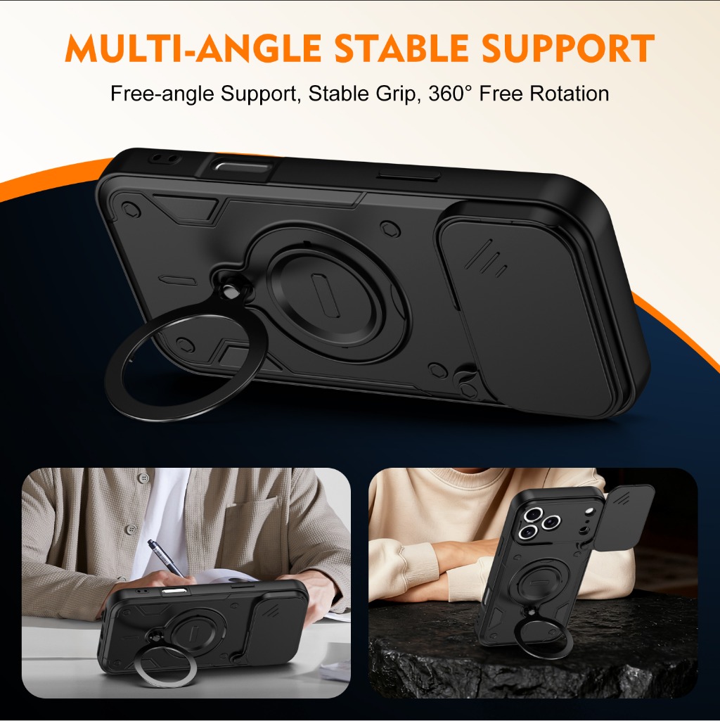 Armor Shockproof Phone Case w/ - Kickstand Adjustable 评论和价格