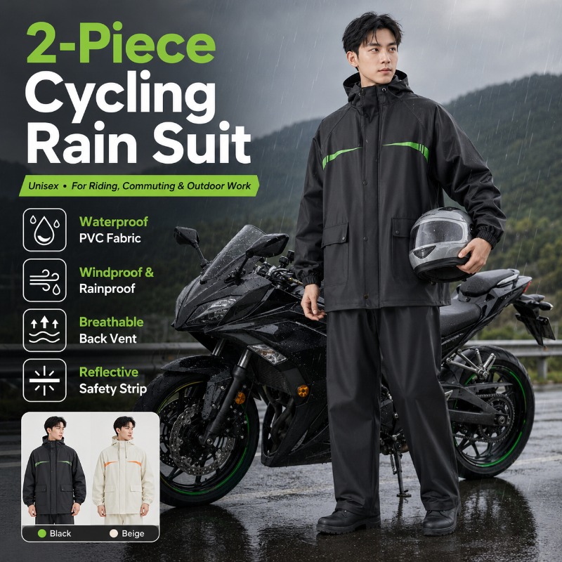 Unisex 2-Piece Waterproof Cycl - Cycling Commute Pants 评论和价格