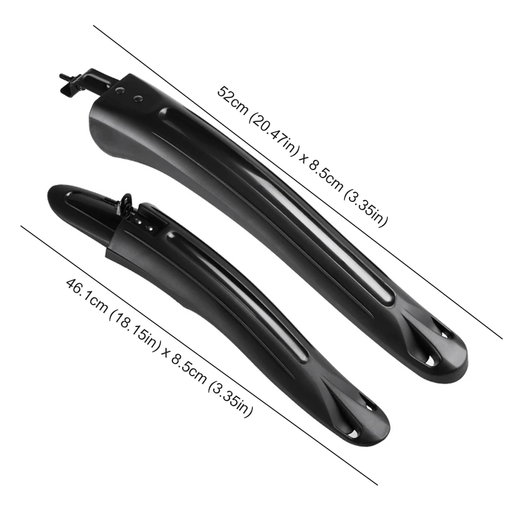 2pcs Bicycle Fender PP Soft Pl - Fender Mudguard Set 评论和价格