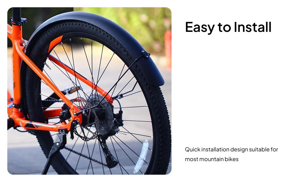 Mountain Bike Mud Guard Thicke - Fender Mudguard Set 评论和价格