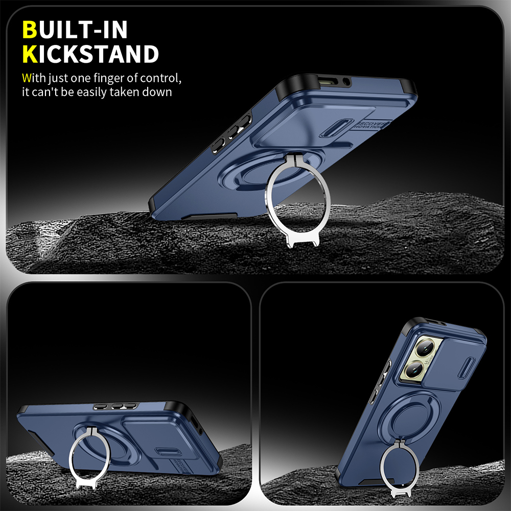 Magnetic Rugged Phone Case For - Kickstand Adjustable 评论和价格