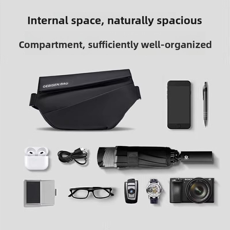 Magnetic Buckle Men Crossbody  - Cycling Commuter Bag 评论和价格